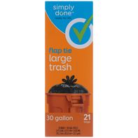 Bolsas de Basura Grandes con Cierre de Solapa Simply Done