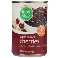 Cerezas Negras Dulces Enteras Deshuesadas Food Club