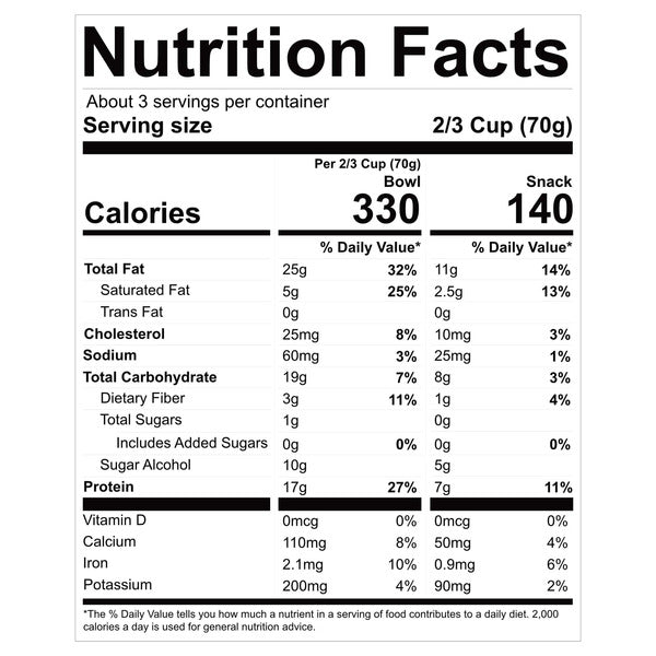 NuTrail 17G Protein Granola, Honey Nut