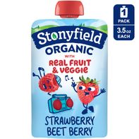 Boisson de betterave à la fraise et au lait entier biologique Stonyfield