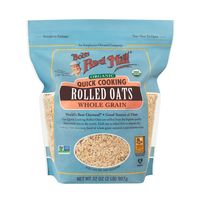 Flocons d'avoine biologiques à cuisson rapide de Bob's Red Mill
