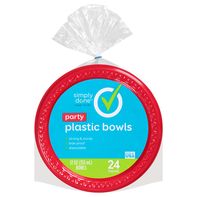 Simply Done Plastic Serving Bowls - 12 Ounce
