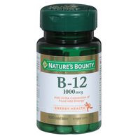 Vitamina B12 de Nature's Bounty, Apoyo Energético, 1000 mcg