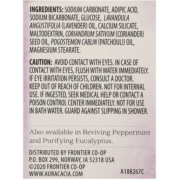Aura Cacia Relaxing Lavender Shower Tablets