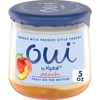 Yoplait Oui Estilo Francés Yogur de Leche Entera con Durazno