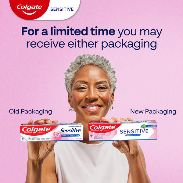 Pasta de dientes Colgate para dientes sensibles - Protección completa, limpieza mentolada