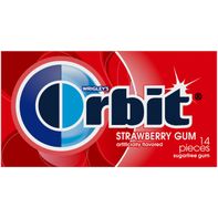 Gomme à mâcher Orbit fraise sans sucre