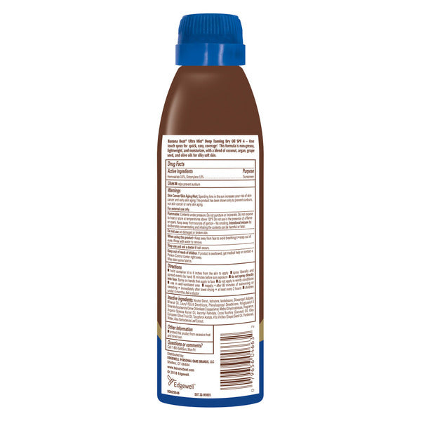 Spray solaire bronzant clair Banana Boat, SPF 4