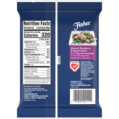 Almendras Sliced Naturales Fisher