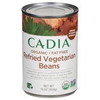 CADIA Organic Refried Vegetarian Beans - Fat Free