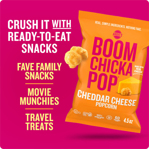 Angie's BOOMCHICKAPOP Cheddar Cheese Popcorn