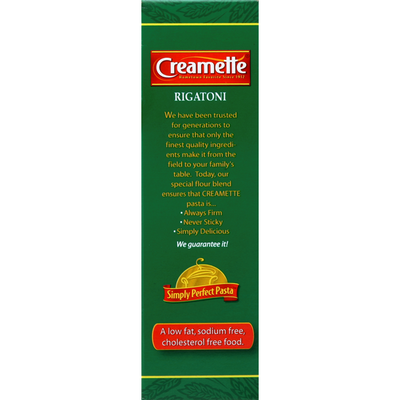 Creamette Rigatoni - Premium Pasta for Culinary Excellence