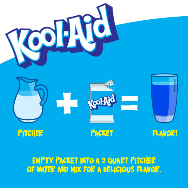 Mezcla de Limonada de Frambuesa Azul Sin Azúcar Kool-Aid