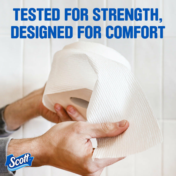 Papel Higiénico Scott ComfortPlus - Suavidad y Resistencia de 1 Capa