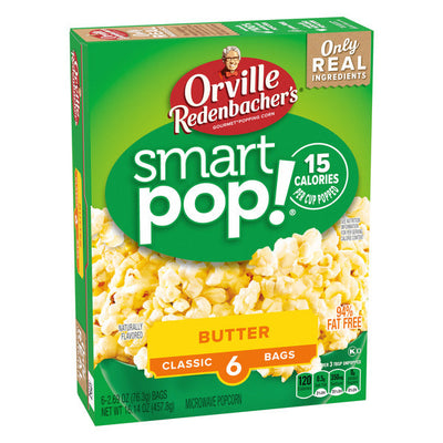 Orville Redenbacher Smart Pop! Mantequilla Palomitas de Maíz para Microondas