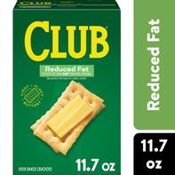 Club Reduced Fat Crackers, Lunch Snacks, 11.7 oz