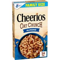 Cheerios Oat Crunch Almond Family Size Cereal