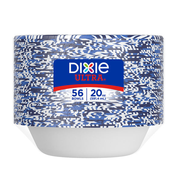 DIXIE Bols en papier jetables de 20 oz - Polyvalents et pratiques