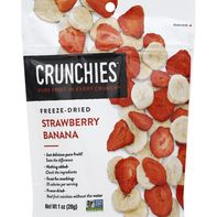 Collations lyophilisées Crunchies à la fraise et à la banane