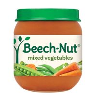 Beech-Nut Etapa 2 Comida para Bebés, Verduras Mixtas, 4 oz