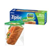 Sacs à sandwich Ziploc XL avec texture EasyGuide™