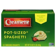 Espagueti Creamette, Tamaño para Olla