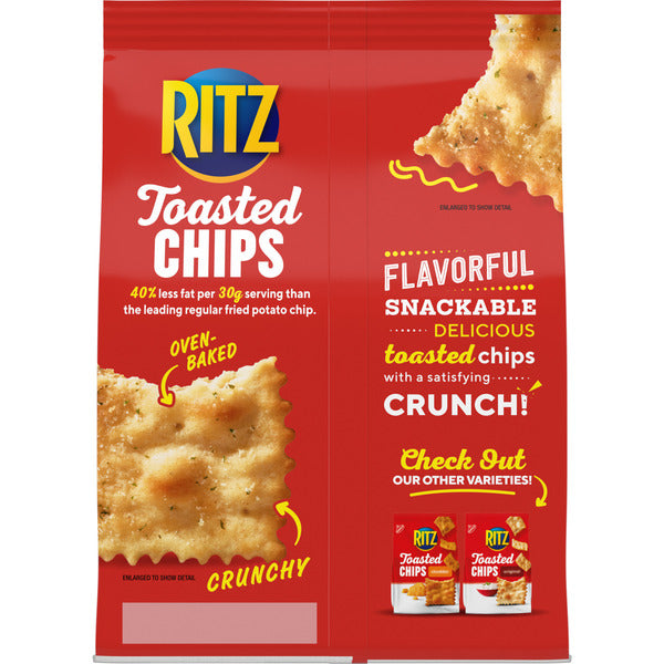 Ritz Toasted Chips Sour Cream and Onion Crackers - 8 oz