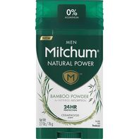 Déodorant Mitchum avec Poudre de Bambou et Parfum de Bois de Cèdre