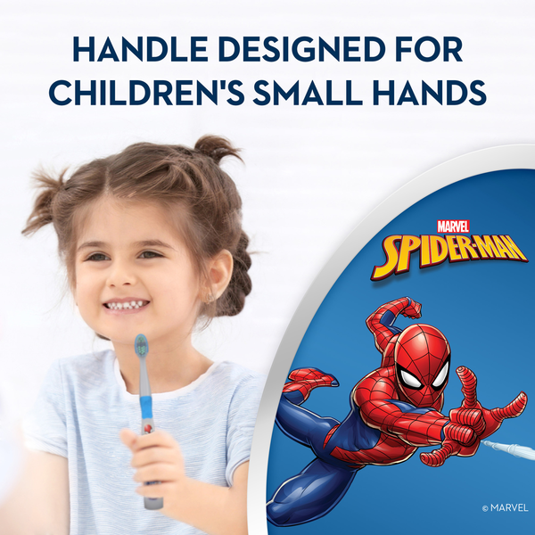 Cepillo de dientes manual Oral-B con Spiderman de Marvel para niños