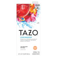 TAZO Iced Passion Herbal Tea Concentrate