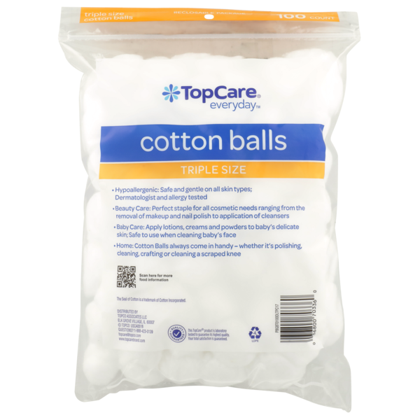 TopCare Triple Size Cotton Balls