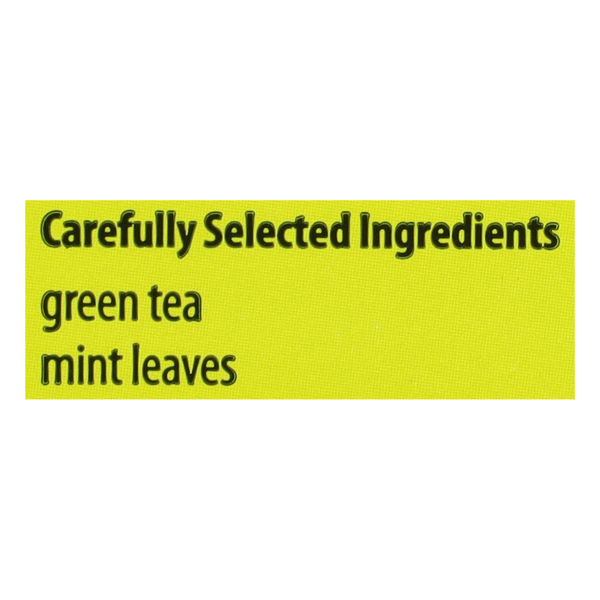 Thé vert Bigelow à la menthe - 20 sachets de thé emballés individuellement