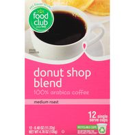 Food Club Medium Roast Donut Shop Coffee