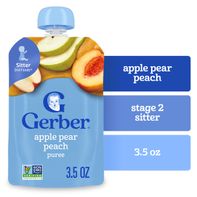 Gerber Stage 2 Apple Pear Peach Puree