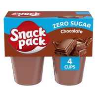 Snack Pack Zero Sugar Chocolate Pudding Cups