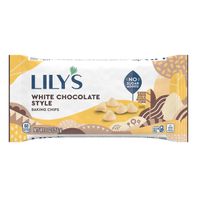 LILY'S White Chocolate Style No Sugar Added Baking Bar