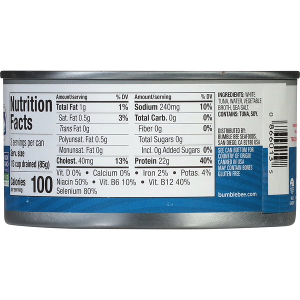 Bumble Bee Albacore Solid White Tuna in Water