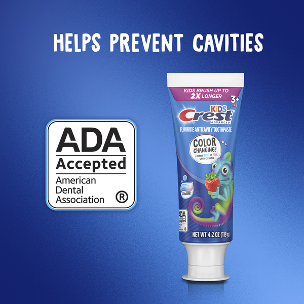 Dentifrice fluoré Crest Advanced pour enfants