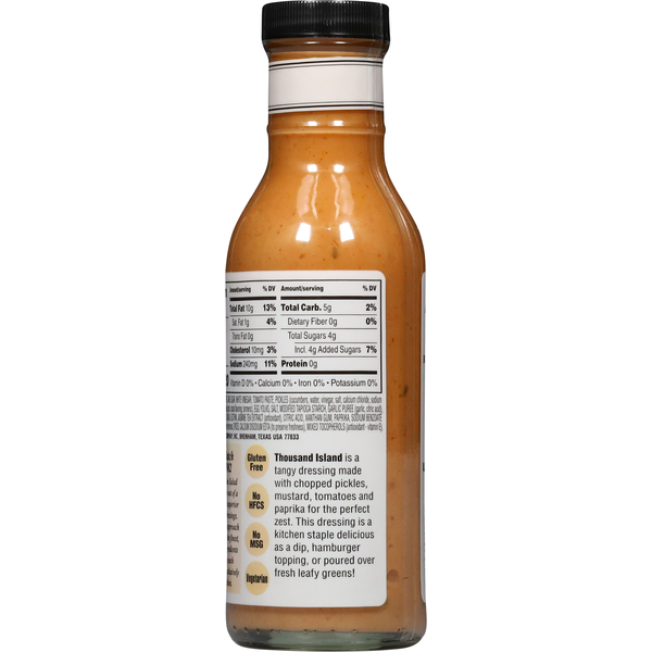 Vinaigrette Thousand Island Classique de BRIANNAS