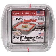 Handi-foil Square Cake Pans, 8 Inch