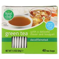Bolsitas de Té Verde Descafeinado Food Club
