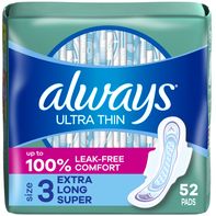 Always Ultra Thin Pads with Wings, Size 3