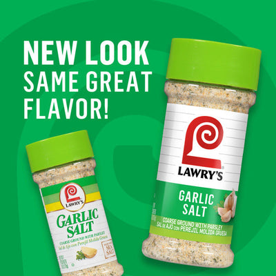 LAWRY'S Sel de l'ail et de persil à gros grains