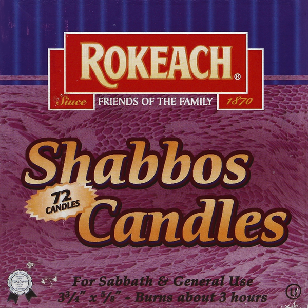 Bougies Shabbos ROKEACH - Parfum élégant pour la maison