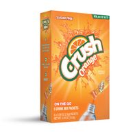 Paquetes de Mezcla de Bebida Crush Sin Azúcar Sabor Naranja