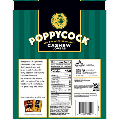 Poppycock Cashew Lovers Gourmet Popcorn