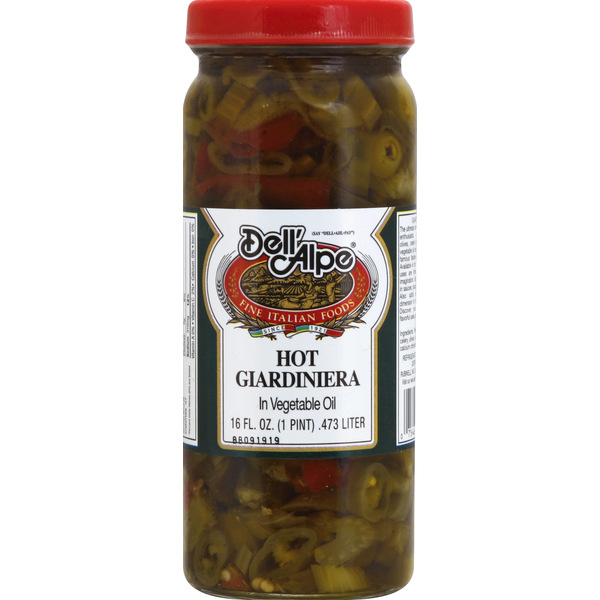 Dell'Alpe Giardiniera, Picante, en Aceite Vegetal