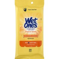 Lingettes antibactériennes Wet Ones - Tropical Splash