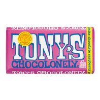 Tony's Chocolonely Chocolat Blanc Framboise Bonbons Pétillants