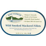 Bar Harbor Smoked Mackerel Fillets, Wild-Caught